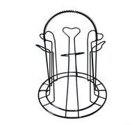 Scolapiatti in acciaio inox per bicchieri, supporto per asciugatura invertito con utilizzo efficiente dello spazio, design leggero ed elegante per cucina o bar (nero)