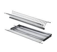 Scolapiatti in acciaio inox per pensili da 60 cm Acciaio