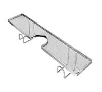 Scolapiatti in acciaio senza trapano | Organizer per lavello da cucina per spugna, sapone, asciugamano, spazzola, trucco, toilette, piano di lavoro, casa rurale