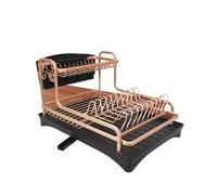 Scolapiatti In Alluminio Spaziale, Organizer Da Cucina, Scolapiatti, Ripiano For Asciugatura, Accessori For Lavello, Contenitore For Coltelli E Forchette