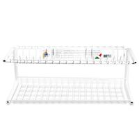 Scolapiatti in filo cromato plastificato di cm 70