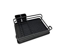 Scolapiatti in lega di alluminio con scolapiatti elegante dorato scolapiatti per bancone della cucina salvaspazio e facile da pulire