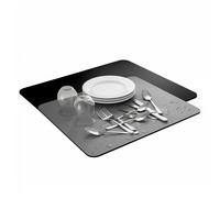 Scolapiatti in Poliestere e Spugna - Set 2 Tappetini Assorbenti per Casa e Cucina