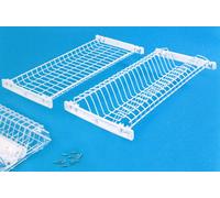 SCOLAPIATTI INCASSO PLASTIFICATO BIANCO CM.86 PER PENSILE CUCINA