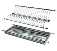 Scolapiatti Inox da Incasso con Vaschetta Raccogli Gocce 86 cm con Vasca