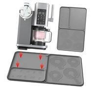 Scolapiatti multiuso in silicone con base lavabile in lavastoviglie per cucina vassoio facile da pulire