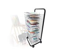 Scolapiatti per aule, organizer salvaspazio a 35 strati, per progetti creativi e artigianato per bambini