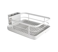 Scolapiatti per bancone della cucina - Scolapiatti di grande capacità, portautensili multi-sezione, cestello in rete ad asciugatura rapida, supporto da banco durevole | Organizzazione Appartamento Dis