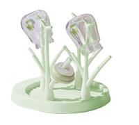 Scolapiatti per biberon, portabiberon, supporto per biberon, stazione di alimentazione per bambini, a forma di albero, organizer portatile per dentizione, pompa di drenaggio