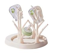 Scolapiatti per biberon, scolapiatti per biberon, contenitore per portabiberon rimovibile, supporto per biberon a forma di albero, portabottiglie per biberon