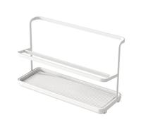 Scolapiatti per bottiglie d'acqua, organizer a 2 ripiani in acciaio al | Portabottiglie - Supporto scolapiatti per tazze, organizer per stoviglie per sala da pranzo, dormitorio, ufficio