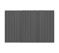 Scolapiatti per lavello da cucina, supporto per stoviglie con motivo casuale da 70,5 x 50,5 cm, isolamento ad alta temperatura, organizer facile da riporre, ambiente