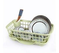 Scolapiatti per lavello scolapiatti forniture da cucina rack di scarico per utensili da stoccaggio coltelli ciotole spugne di sapone può essere utilizzato anche per drenare utensili da cucina