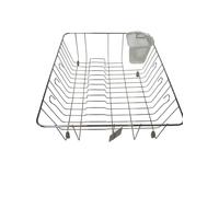 SCOLAPIATTI POSATE SCOLA PIATTI VASCHETTA IN ACCIAIO DA BANCO CM 44X36X13