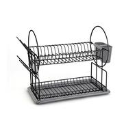 Scolapiatti Quid Grigio Metallo [52 x 23 x 36 cm]