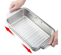 Scolapiatti Regolabile per Lavello - Scolapiatti Destinati al Lavello Sopra Il Lavello Cucina Scolapiatti Cestello per Scarico Cucina Pulizia Cibo Panca Bagno