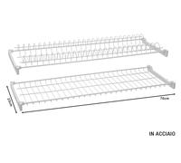 SCOLAPIATTI RETE CM.76 BIANCO