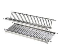 SCOLAPIATTI RETE CM.76 INOX CON VASSOIO