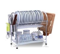 scolapiatti, Scolapiatti, da bancone cucina for sopra il lavello robusto con portautensili for scolapiatti in PP