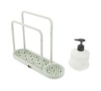 Scolapiatti sopra il lavello, scolapiatti for della cucina, for, stracci for l'acqua, porta strofinacci multiuso, gancio for(Green)