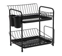 Scolapiatti Stabile Organizzatore In Metallo Per Scolapiatti Da Cucina A 2 Livelli Moderno Organizzatore da Cucina