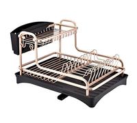 Scolapiatti Stabile Portapiatti In Lega Di Alluminio Portaoggetti Da Cucina Scolapiatti Scolapiatti Piatto Di Asciugatura Scaffale Lavello Coltello Forchetta Contenitore Supporto Di Scarico Moderno Or