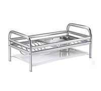 Scolapiatti Stabile Scaffale Per Piatti In Acciaio Inossidabile Scaffale Per Scolapiatti Organizzatore Per Bacchette Da Cucina Moderno Organizzatore da Cucina(1 Layer)