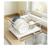 Scolapiatti Stabile Scaffale Per Piatti In Acciaio Inossidabile Scaffali Per Piatti Da Cucina Scarico Per Lavello Per Piatti Bacchette Cucchiai Lavello Stoccaggio Stendino Moderno Organizzatore da Cuc