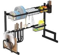 Scolapiatti Stabile Scolapiatti Da Appoggio Sopra Il Lavello Porta Utensili Ciotola Scolapiatti Scaffale Portaoggetti Da Cucina Organizzatore Moderno Organizzatore da Cucina