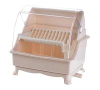 Scolapiatti Stabile Scolapiatti Da Cucina Stoviglie Ciotola Bacchette Scatola Di Immagazzinaggio Scolapiatti Per Uso Domestico In Plastica Doppio Strato Moderno Organizzatore da Cucina(X)