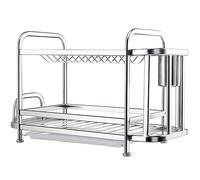 Scolapiatti Stabile Scolapiatti In Acciaio Inox Lavello Scolapiatti Lavello Da Cucina Stendino Tagliere Supporto Per Coltelli Moderno Organizzatore da Cucina