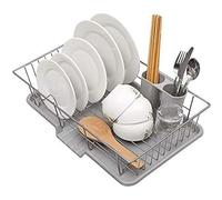 Scolapiatti Stabile Scolapiatti In Ferro Con Vassoio Antigoccia Cestello Di Scarico Stoviglie Per La Casa Scolapiatti Scolapiatti Lavello Da Cucina Cestino Di Scarico Lavello Moderno Organizzatore da
