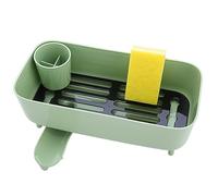 Scolapiatti Stabile Scolapiatti In Plastica Scolapiatti Scolapiatti Organizer Per Utensili Per Portaoggetti Da Cucina Moderno Organizzatore da Cucina(Grün,39.5 * 19.5 * 14cm)