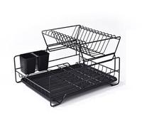 Scolapiatti Stabile Set Di Scolapiatti Scolapiatti In Acciaio A 2 Livelli Scolapiatti Scolapiatti Scolaposate In Metallo Cestello Per Posate Moderno Organizzatore da Cucina(A)