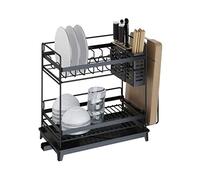 Scolapiatti Stabile Stendino Per Stoviglie Portalavaggio Da Cucina Cestello In Ferro Placcato Coltello Da Cucina Lavello Scolapiatti Stendino Organizzatore Di Stoccaggio Moderno Organizzatore da Cucin