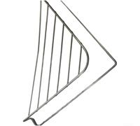 Scolapiatti Triangolare Acciaio per Lavelli Angolo Scolapiatti | Design triangolare perfetto, sfrutta angoli morti, per ideale lavelli , acciaio lucido, per stile moderno(10pcs)