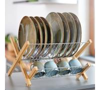 Scolapiatti westmark tilo in bambù ripiegabile