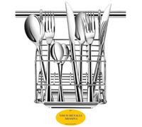 SCOLAPOSATE PER BARRA SOTTOPENSILE MM 16 PORTAMESTOLI CROMO ACCESSORI CUCINA