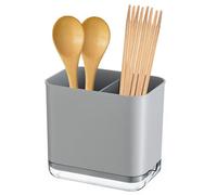 Scolaposate Plastica da Cucina, Scolaposate, Scolaposate Cucina in Acciaio, Scola Posate, Scolaposate da Lavello, Portaposate Scolaposate, Per Riporre Coltelli, Forchette, Cucchiai, Spatole (Grigio)