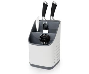 Scolaposate Portaposate Portacoltelli Organizer Cucina Plastica Grigio Base