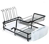 Scolaposate, scolapiatti, scolapiatti, portautensili, antiruggine, for il piano di lavoro della cucina, scolapiatti, for riporre piatti, tazze, frutta, scolapiatti, organizer da banco