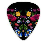 Scollatura nativa per semplificare i fiori Plettri per chitarra 12 confezioni - Varietà Plettri per chitarra Plettri sottili, medi, pesanti 0 .46/0,71/0,96 mm