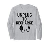 Scollegare per ricaricare Digital Detox Mindfulness Calm Maglia a Manica