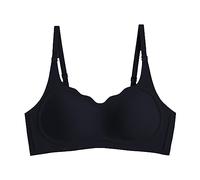 Scollo a V Bralette Donna Push up - Reggiseno da Donna Forte Tenuta Seamless Imbottito Senza Ferretto Classico Reggiseno Soft Reggiseno Skiny Bra Supporto Biancheria Intima Donna Reggiseno Reggiseno