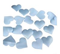 Scolpisci un'atmosfera utilizzando il nostro set di petali di cuore setosi dal design sorprendente (blu)
