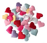 Scolpisci un'atmosfera utilizzando il nostro set di petali di cuore setosi dal design sorprendente (colorati)