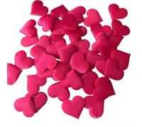 Scolpisci un'atmosfera utilizzando il nostro set di petali di cuore setosi dal design sorprendente (rosa rosso)