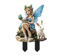 Scommessa Del Giardino Acrilico Per Pasqua | Stakes Da Giardino Di Fata Di Pasqua - Decorazione Decorativa Del Giardino Di Pasqua, Decorazione Del Festival Della Terra Impermeabile, Inserto Del