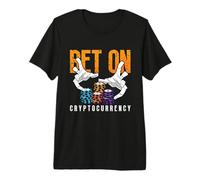 Scommetti su criptovaluta Token di criptovaluta Blockchain Criptovaluta Maglietta Premium