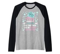 Scommetto Che Le Meduse Sono Tristi Che Non Ci Siano Pesci al Burro di Arachidi Maglia con Maniche Raglan